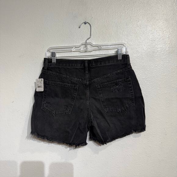 Free People Montero Black Maggie Distressed Shorts Sz 26 NWT - Picture 10 of 13